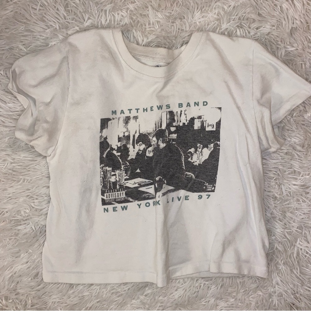 brandy melville John galt crop tee Matthews band New York